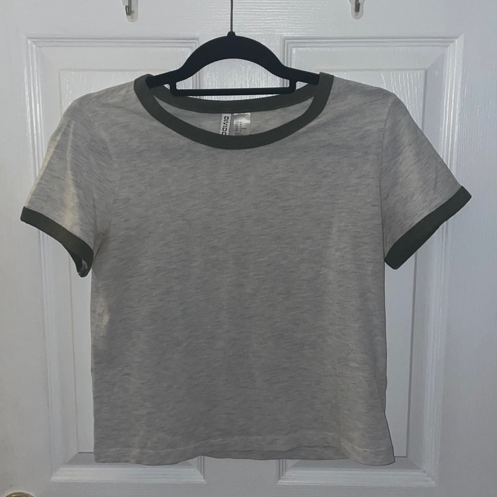 H&M Hethered Grey T-Shirt